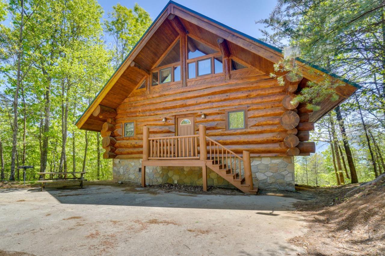 Smoky Mountain Vacation Rental Cabin With Hot Tub! 蓋特林堡 外观 照片